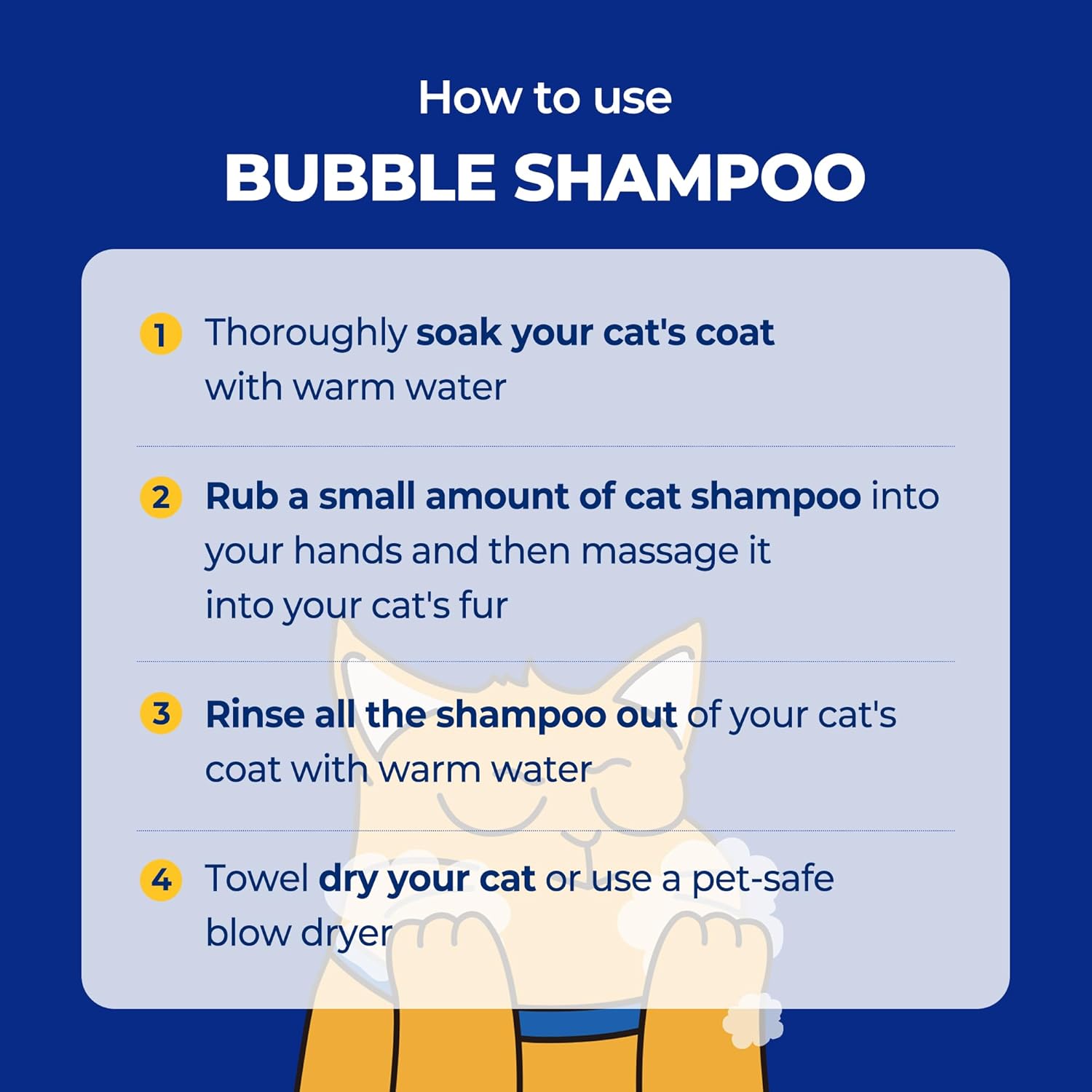 Pethroom Premium 16oz Cat Silky Hypoallergenic Tear-Free Deep-Cleansing Moisturizing Shampoo Conditioner - Image 8