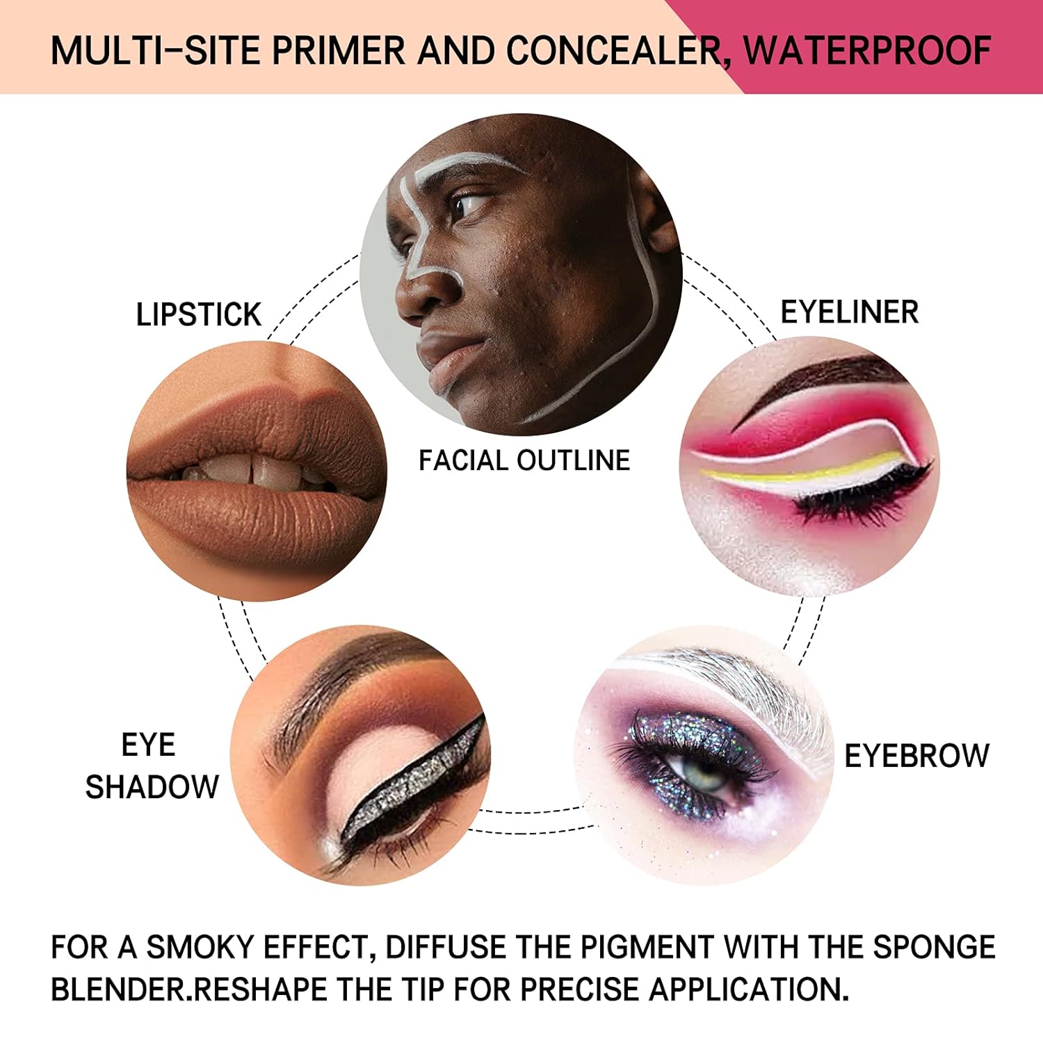2 Pack Waterproof Matte Eyeshadow Primer for Oily Lids - Long Lasting Eye Makeup Base - Image 7