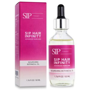 Botanical Hair Oil with Rosemary – Hair Growth Oil Treatment for Dry, Damaged Hair & Scalp with Jojoba Oil, Olive, & Sweet Almond Oils – For Women & Men of All Hair Types, (50ml/1.76 fl oz)