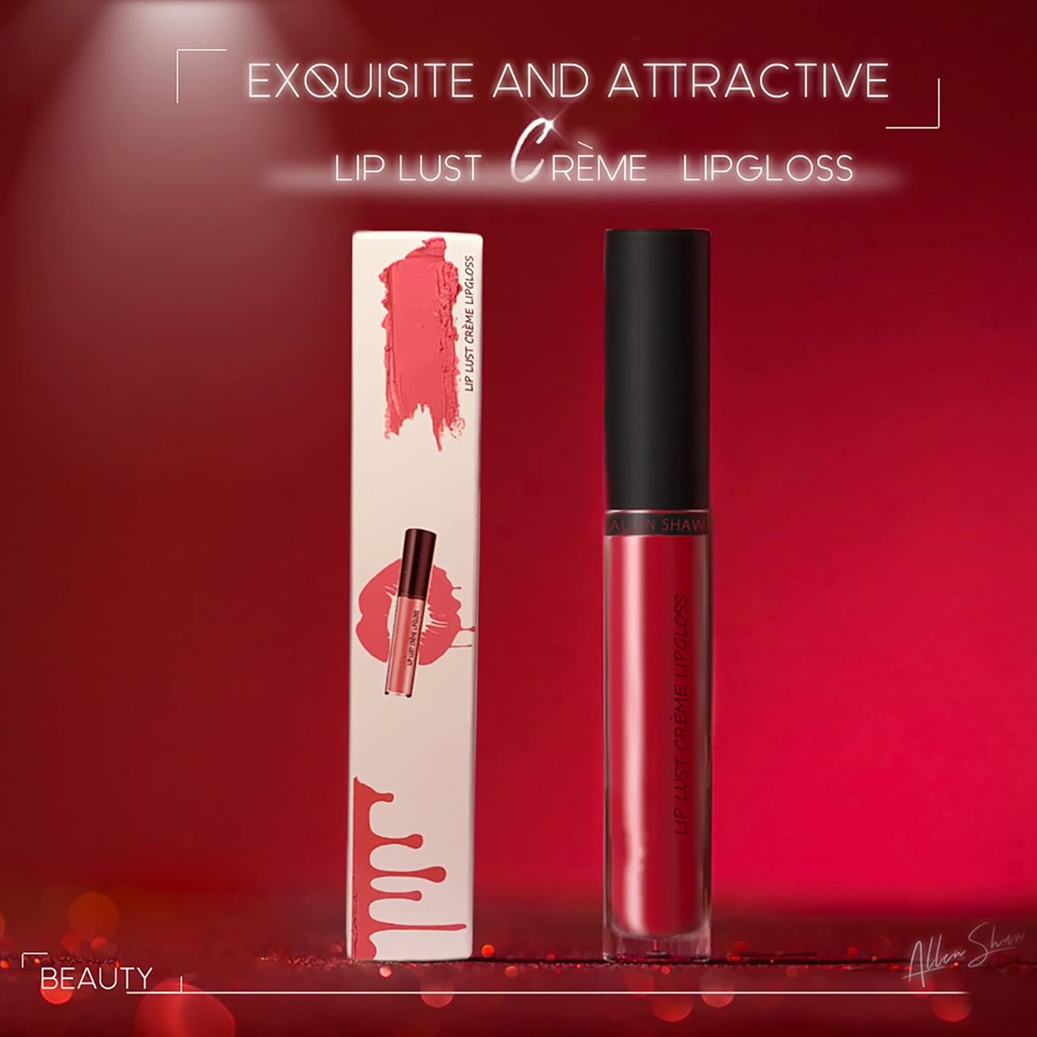Kayswnag 12 Color Cream Texture Waterproof Lipstick, Lip Gloss Lip Lust Creme Lipgloss Liquid Lipstick,Waterproof Long Lasting Velvet Lip Gloss (02#) - Image 6