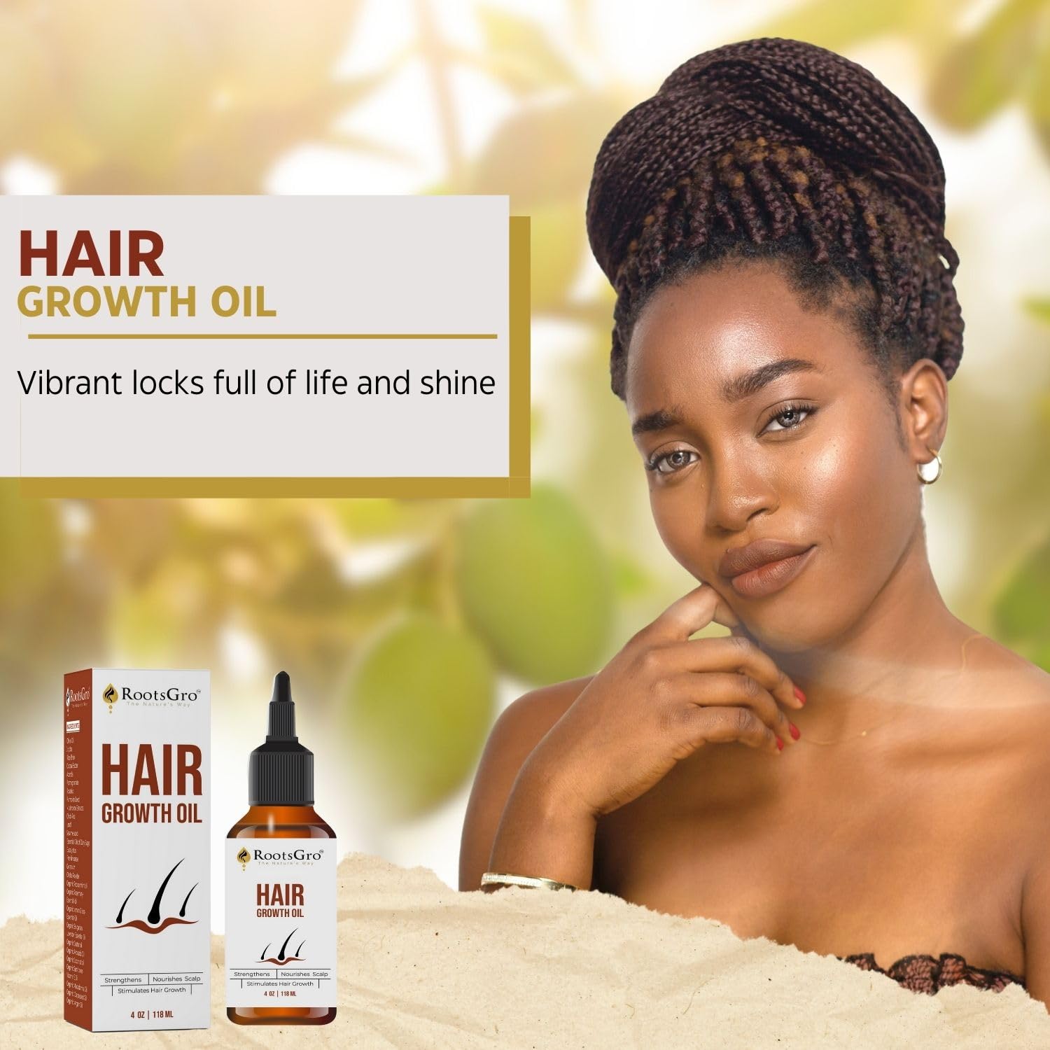 Nourishing 4 Oz Hair Oil Blend with 30 Essential Oils Including Rosemary Olive Jojoba - Image 8