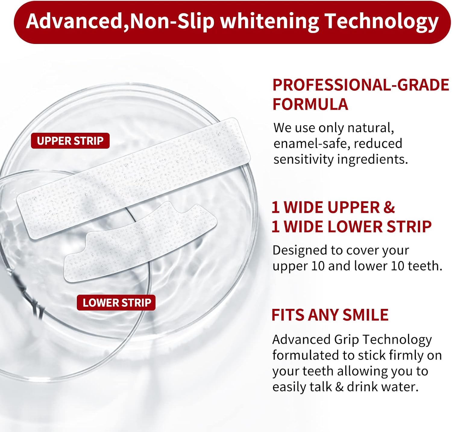 Teeth Whitening Strips for Teeth Sensitive, Professional Teeth Whitening Kit for Coffee Drinker, 28 Teeth Whitener Strips Coconut Flavor, 14 Treatments Easy to Use - Image 5