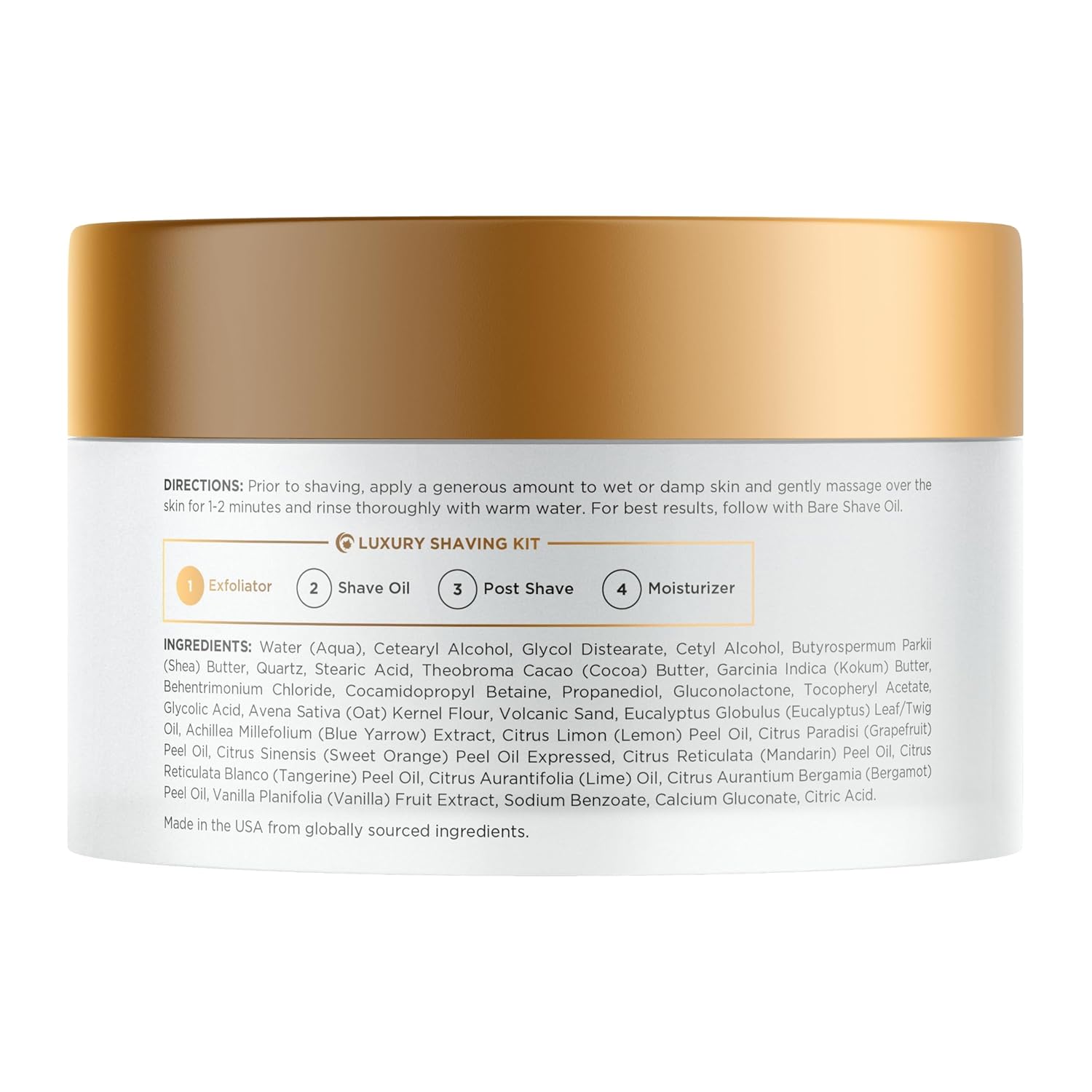 Bare Pre Shave Exfoliator 8 oz Bikini Legs Underarms Ingrown Hair Scrub - Image 6