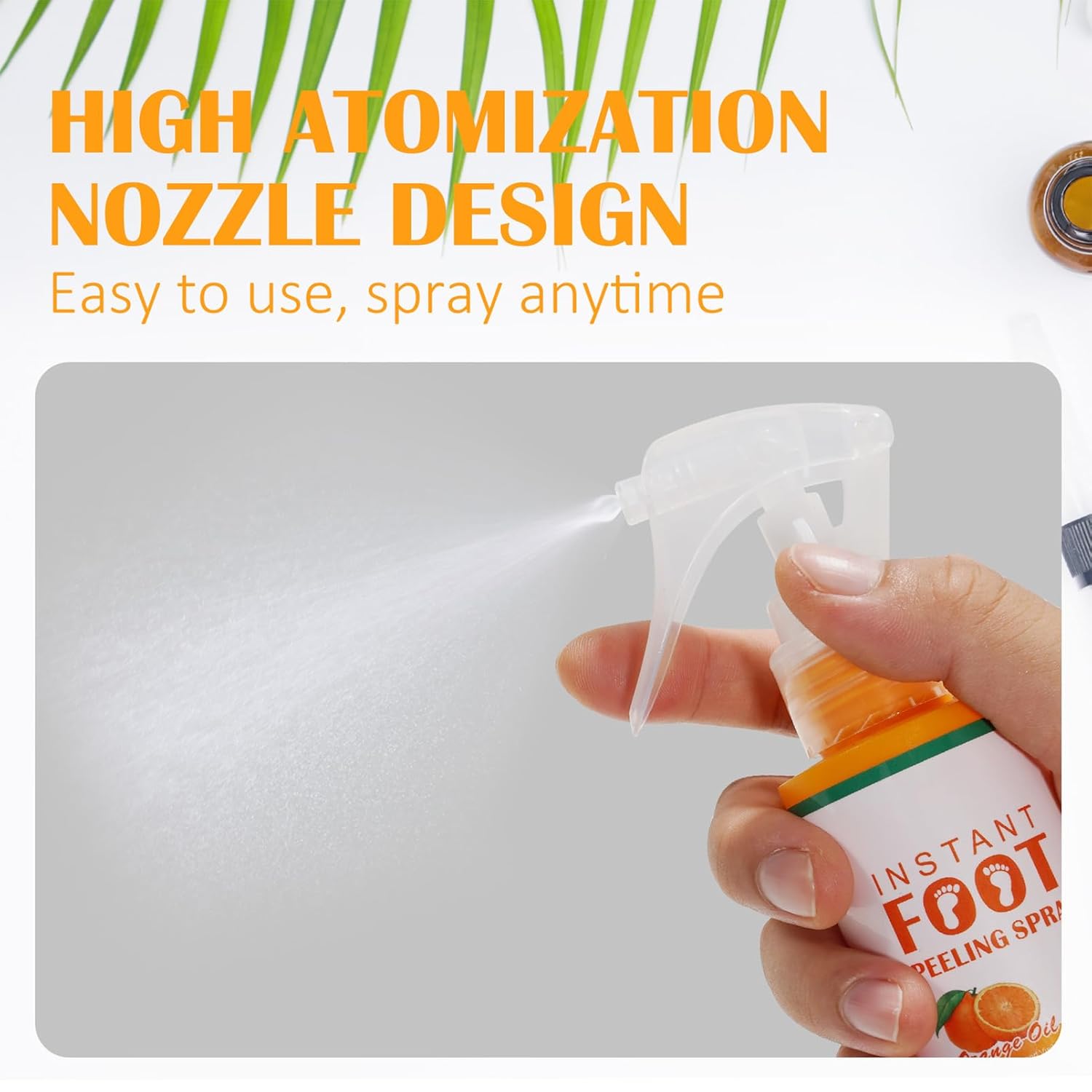 200ml Foot Peeling Spray Oil for Dead Skin Removal and Callus Treatment with Exfoliating Mask - Image 7