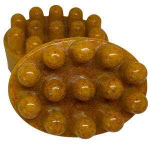 Turmeric Sea Moss Carrot Soap Bar, 2 Pack Massage Bar, Kojic Soap Bar Dark Spots, Brightening, Turmeric Skin Care Bladderwrack & Burdock Root, Irish Sea Moss Soap, Brightening Soap, Kojic