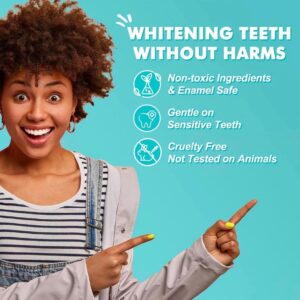 Teeth Whitening Strips Kit, 21 Treatments 42 Strips - Sensitive Teeth Whitener, Peroxide Free, Enamel Safe White Strips - Instant Teeth Whitening Without The Sensitivity