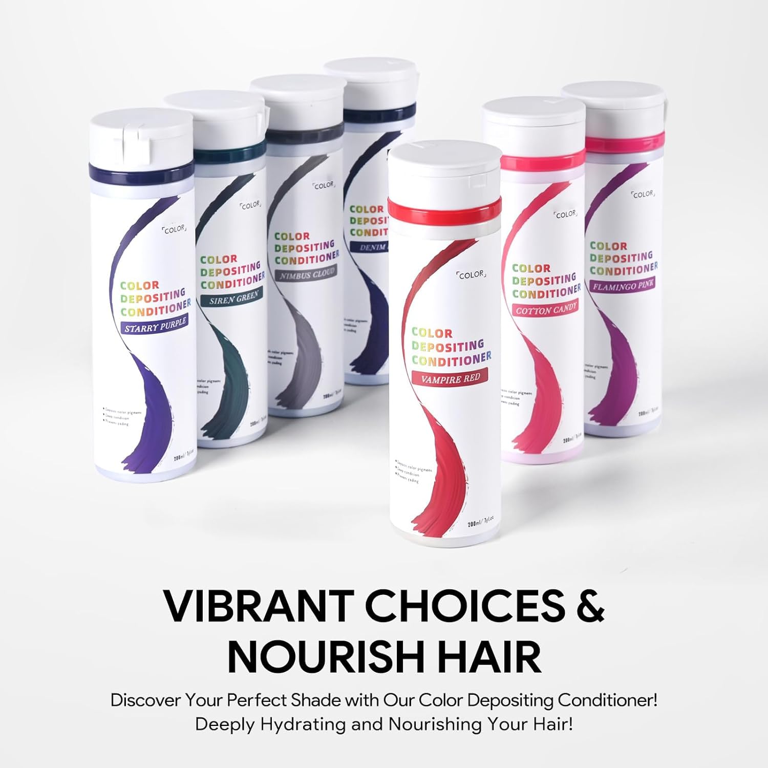Color Depositing Conditioner 7 Fl Oz Red Semi-Permanent Hair Color for In-Shower Use - Image 7