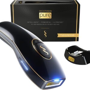 SmoothSkin Pure Fit IPL Hair Removal Device – At-Home Laser Hair Removal for Women & Men, Visible Results in 2 Weeks, Includes Precision Head, Safe for Face & Body, Long-Lasting Hair Reduction