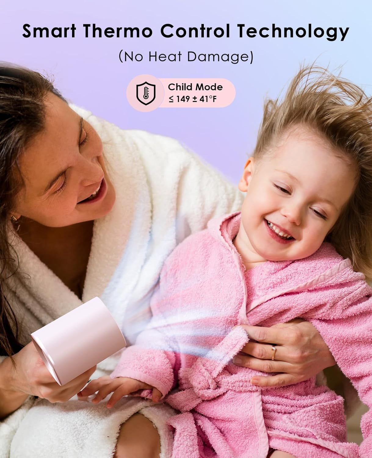 Lightweight Low Noise Curly Hair Dryer with Diffuser, 110,000 RPM Motor - Image 6