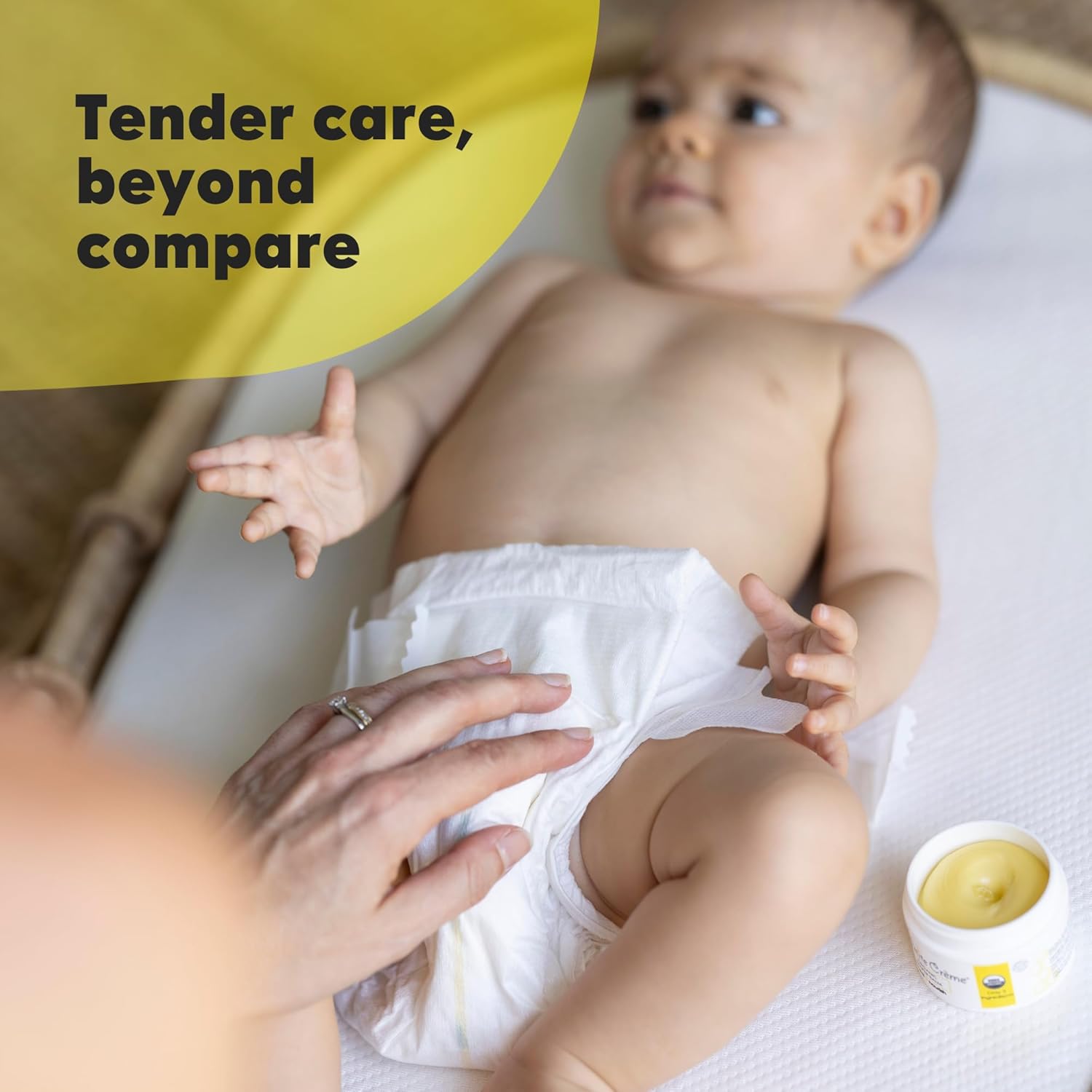 La Petite Creme Organic Diaper Balm 1 oz - Healing Nourishing Baby Lotion - Image 9