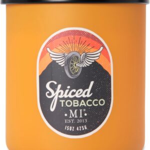 Manly Indulgence Spiced Tobacco Scented Candles for Men, 2 Wick, 15 oz Premium Soy Blend Wax, 60H Burn, Candles for Home Scented – Made in The USA