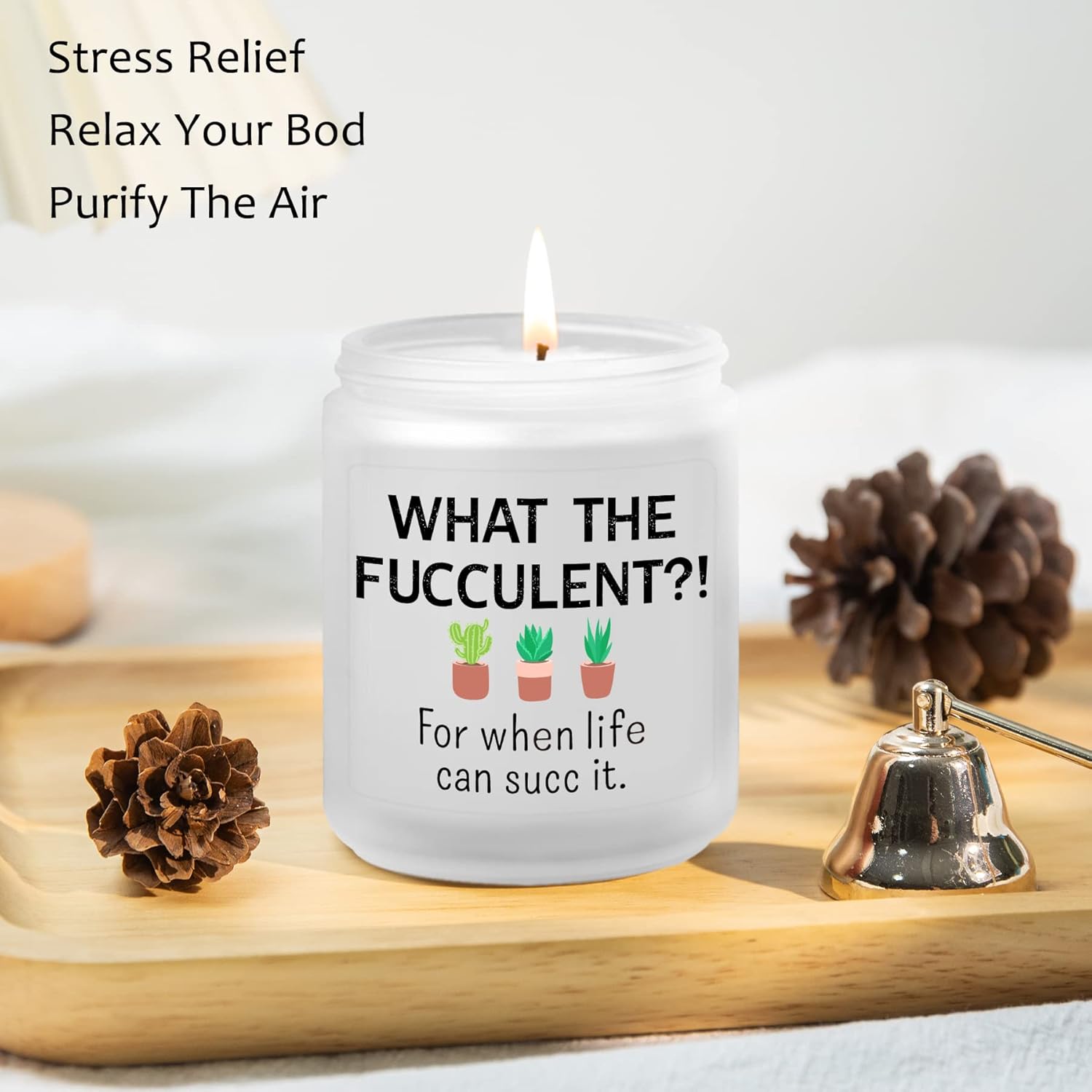 Aromatic Lavender Scented Candle Gift Set for Women and Men, Ideal for Birthdays and Holidays - Image 5