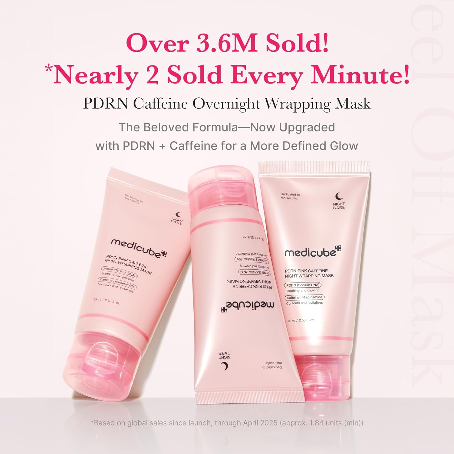 Medicube PDRN Caffeine Overnight Peel-Off Mask 100ml for Firming and Hydration - Image 2