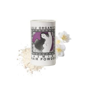 Non-Aerosol Dry Shampoo Powder - All-Natural & Organic Hair Care for Dark & Blonde Hair, Paraben Free, Talc Free, No White Cast, Holiday Hair Gifts, Travel Size & Self-Care Gift, Jasmine, 1oz