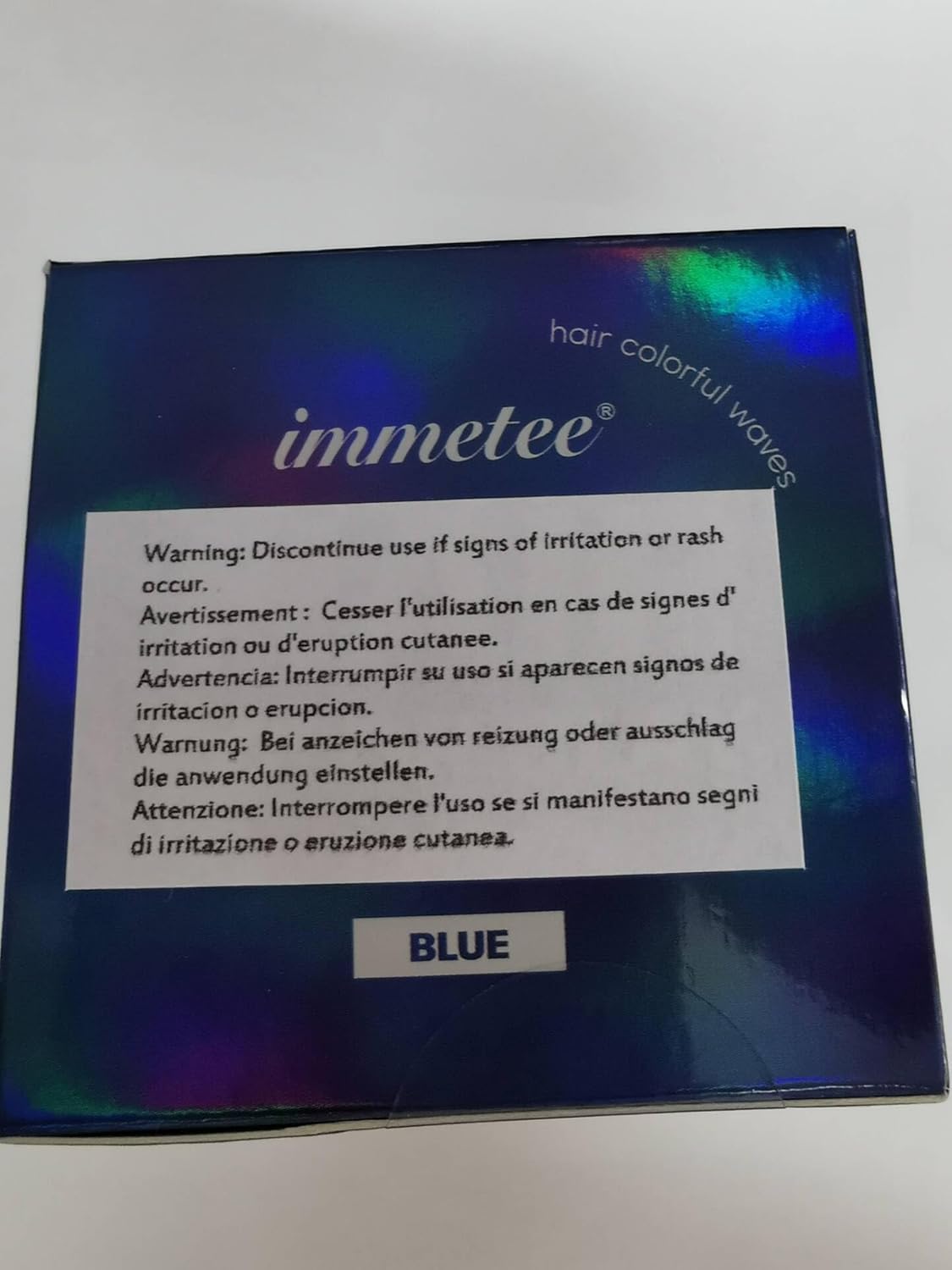 immetee Hair Color Wax, Temporary Hair Color Wax, Temporary Hair Tinting Gifts for Children Girls, Washable, for Christmas, Party, Cosplay, Birthday, 100g (Blue) - Image 6