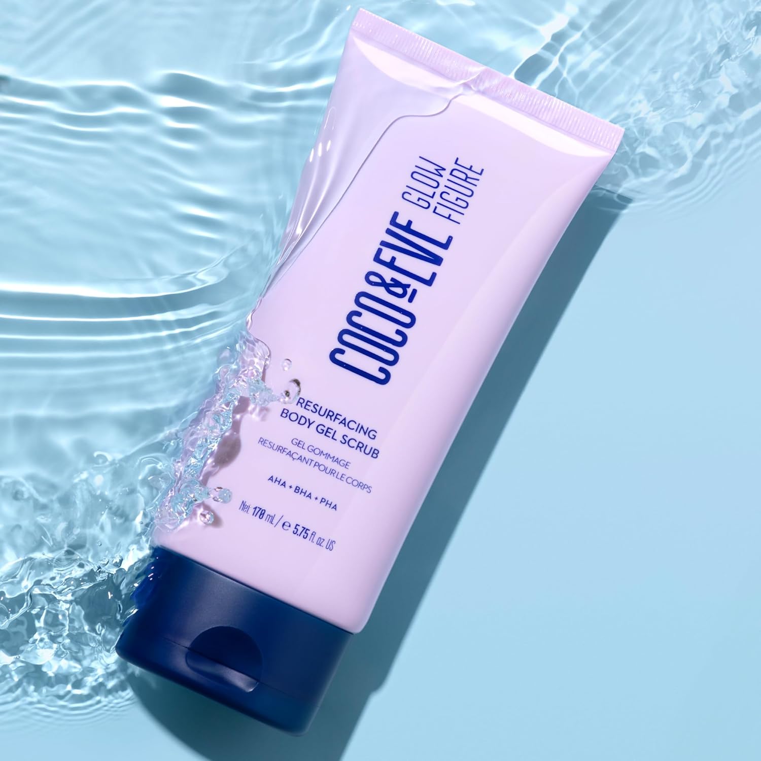 Coco & Eve Resurfacing Body Gel Scrub - Exfoliating Scrub with AHA, BHA for Smoothing, Brightening and Pre-Tan Prep. Improves Dry, Textured Skin, Uneven Tone. Suitable for Sensitive Skin (5.75 fl oz) - Image 7