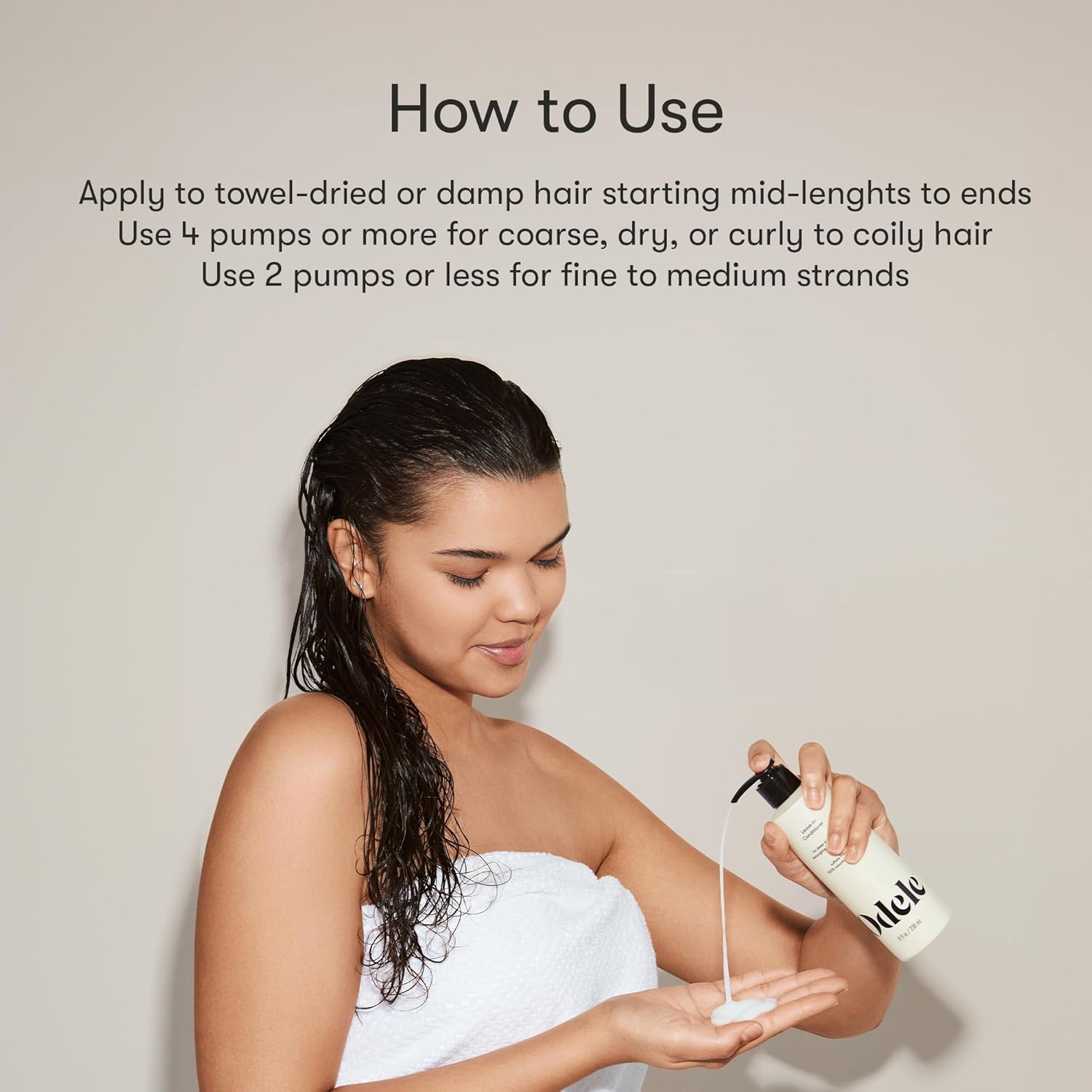 Vegan Leave-In Conditioner, for Deep Moisture, Detangling, Frizz Control, Weightless Shine, and All Hair Types + Textures, 8 fl oz - Image 5