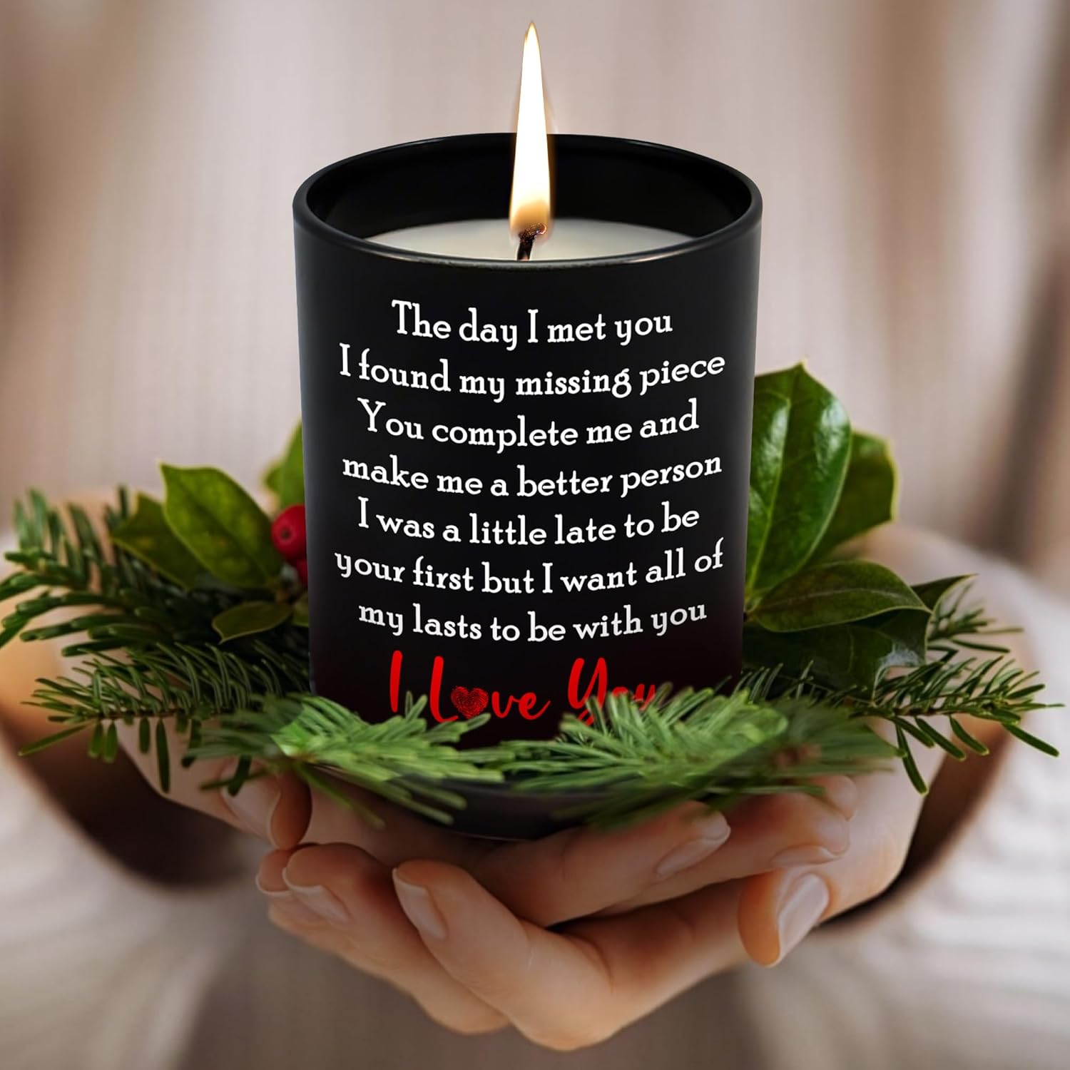Long Lasting Vanilla Lavender Scented Candle 10 oz for Couples Anniversaries and Birthdays - Image 4