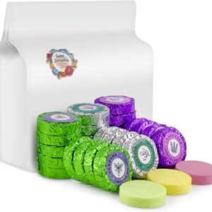 Shower Steamers Multi-Quantity Packed (45PCS) Women/Men Gift Set–Lavender, Verbena, Eucalyptus Aromatic Shower Bombs, Individually Wrapped Tablets for Mother's Day & Anniversaries