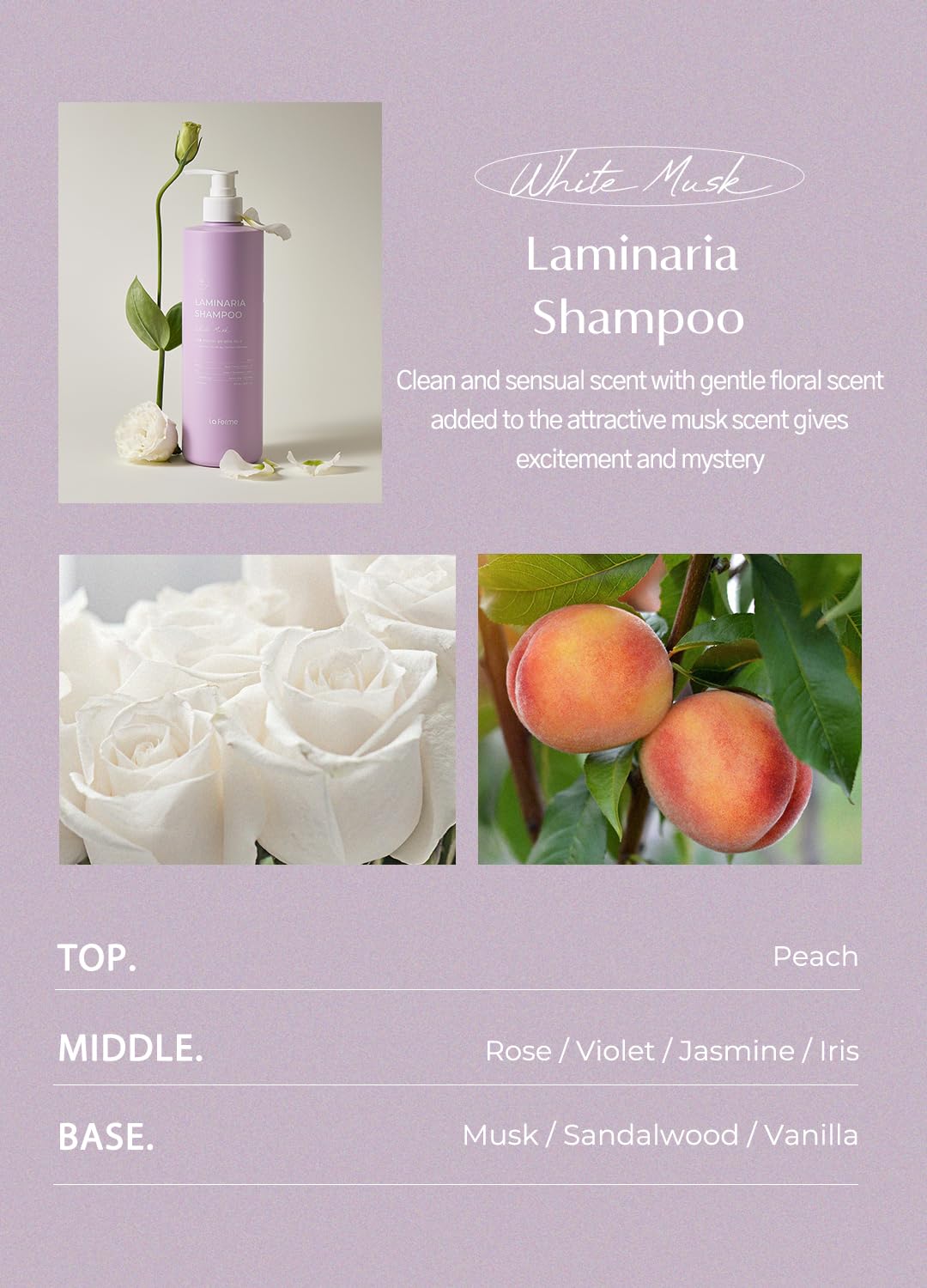 Laminaria Organic Hydrating & Strengthening Shampoo for All Hair Types, 16.9 FL. OZ - Image 6