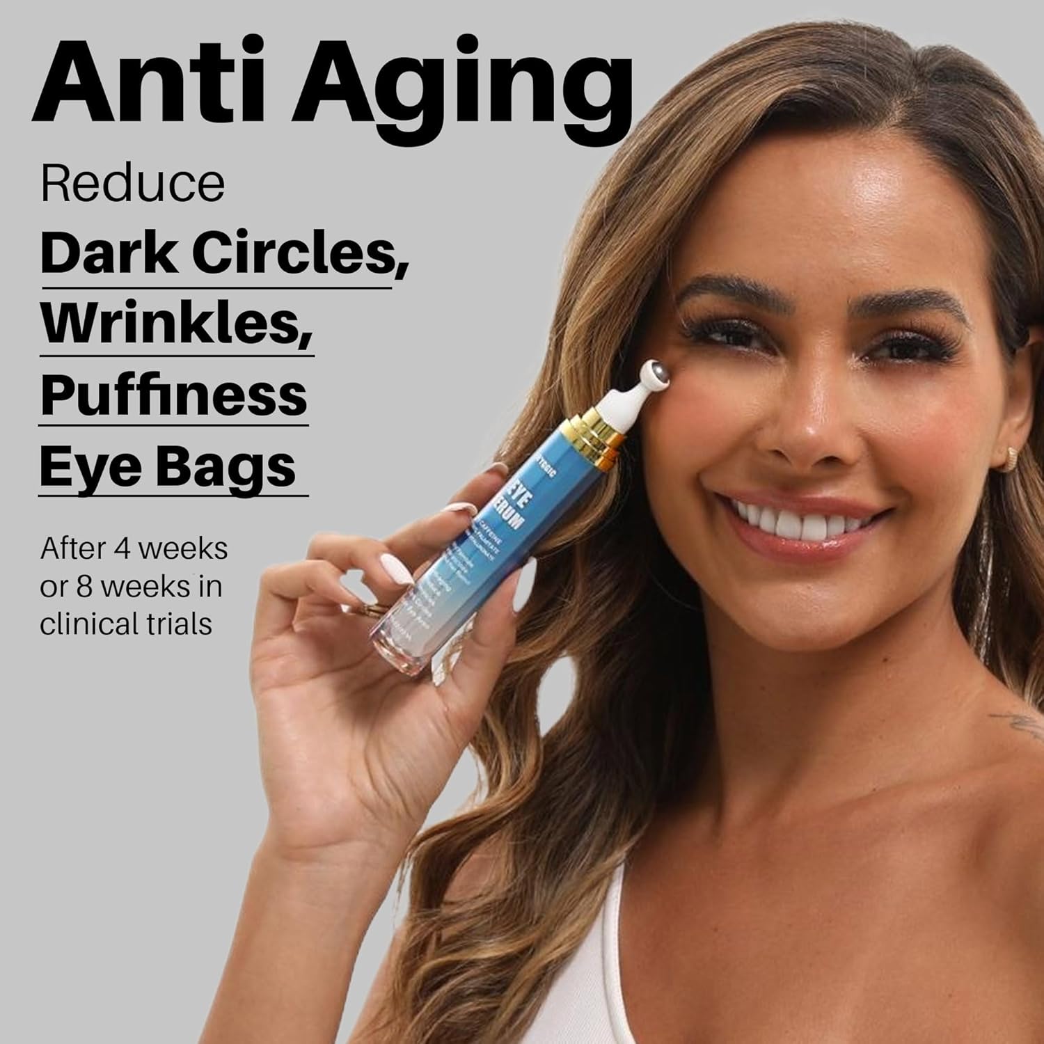 Caffeine Pro-Retinol Eye Cream 0.67 fl oz for Dark Circles Puffiness - Image 2