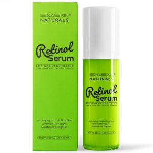 Retinol Anti-Wrinkle Serum for Face: Enaskin Naturals Moisturizing, Smoothing, Hydrating Serum Anti-Aging Lotion 0.85 FL OZ