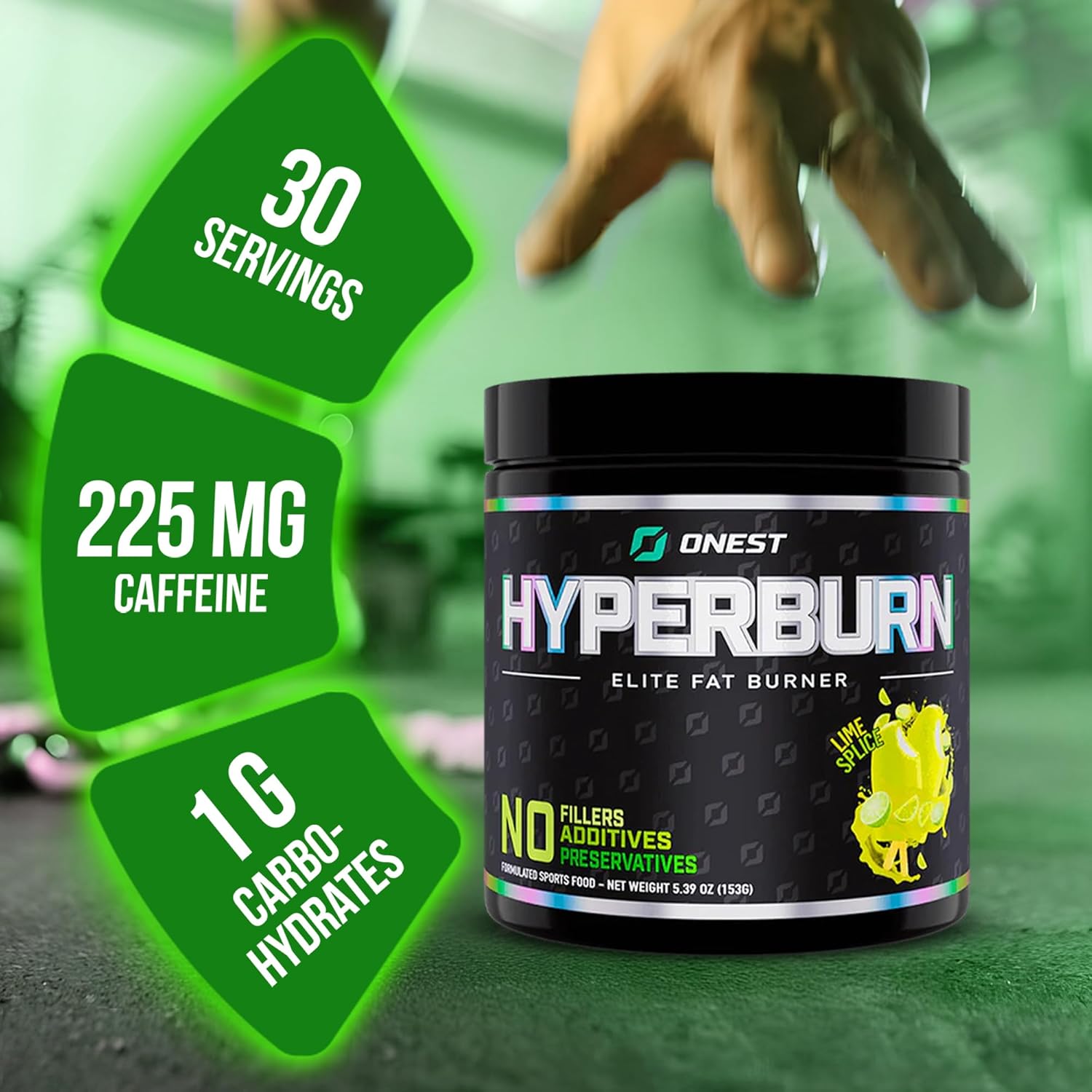 ONEST Hyperburn Thermogenic Powder – 153g (30 Servings) Enhanced Energy Boost & Performance Support Supplement, Sports Nutrition Powder - Image 6