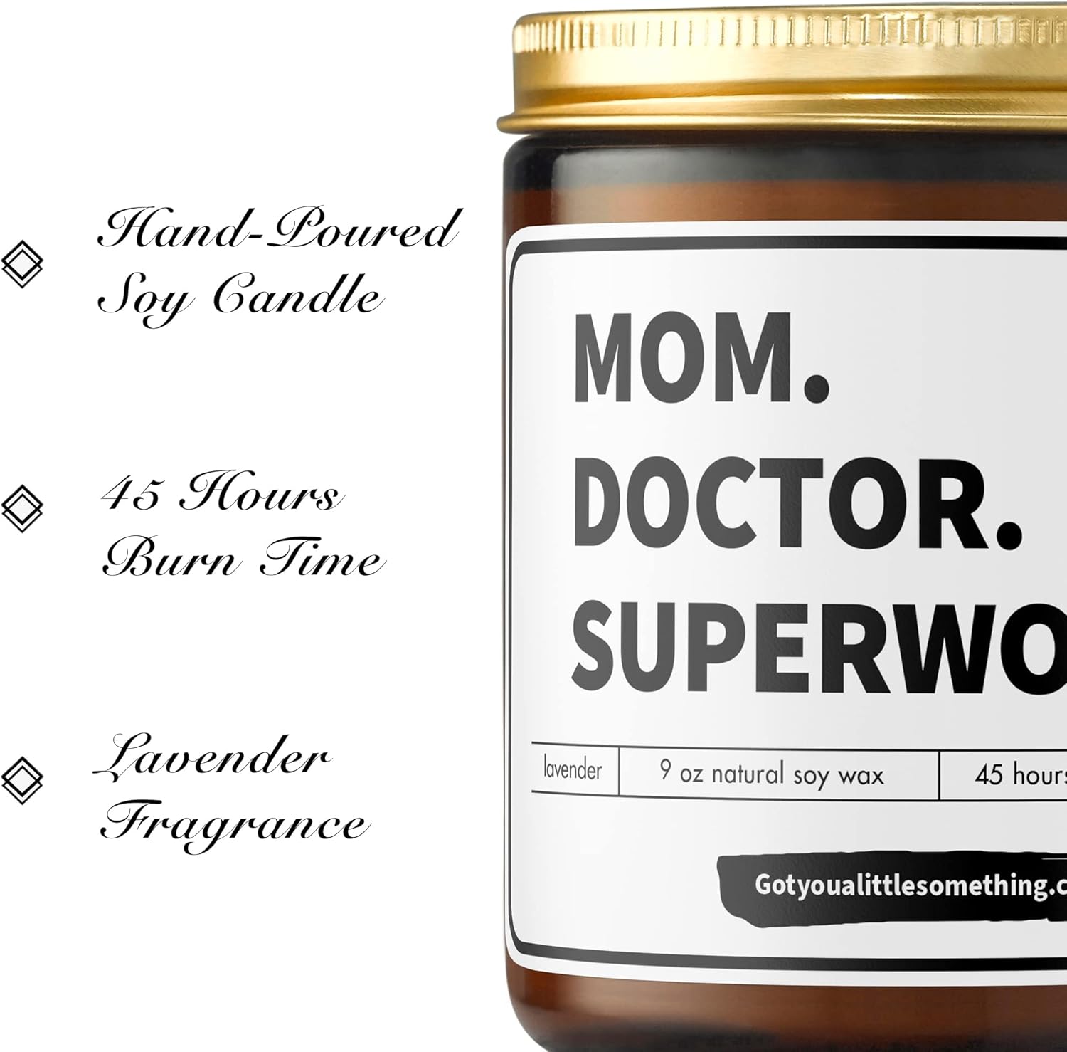Scented Candle for Doctors Appreciation - Doctor Gifts for Women, Mother's Day Gifts for Female Doctors, Birthday Gift for Doctors, Surgeons, Pediatricians, Hospital Staff Bulk Thank You Present Idea - Image 6