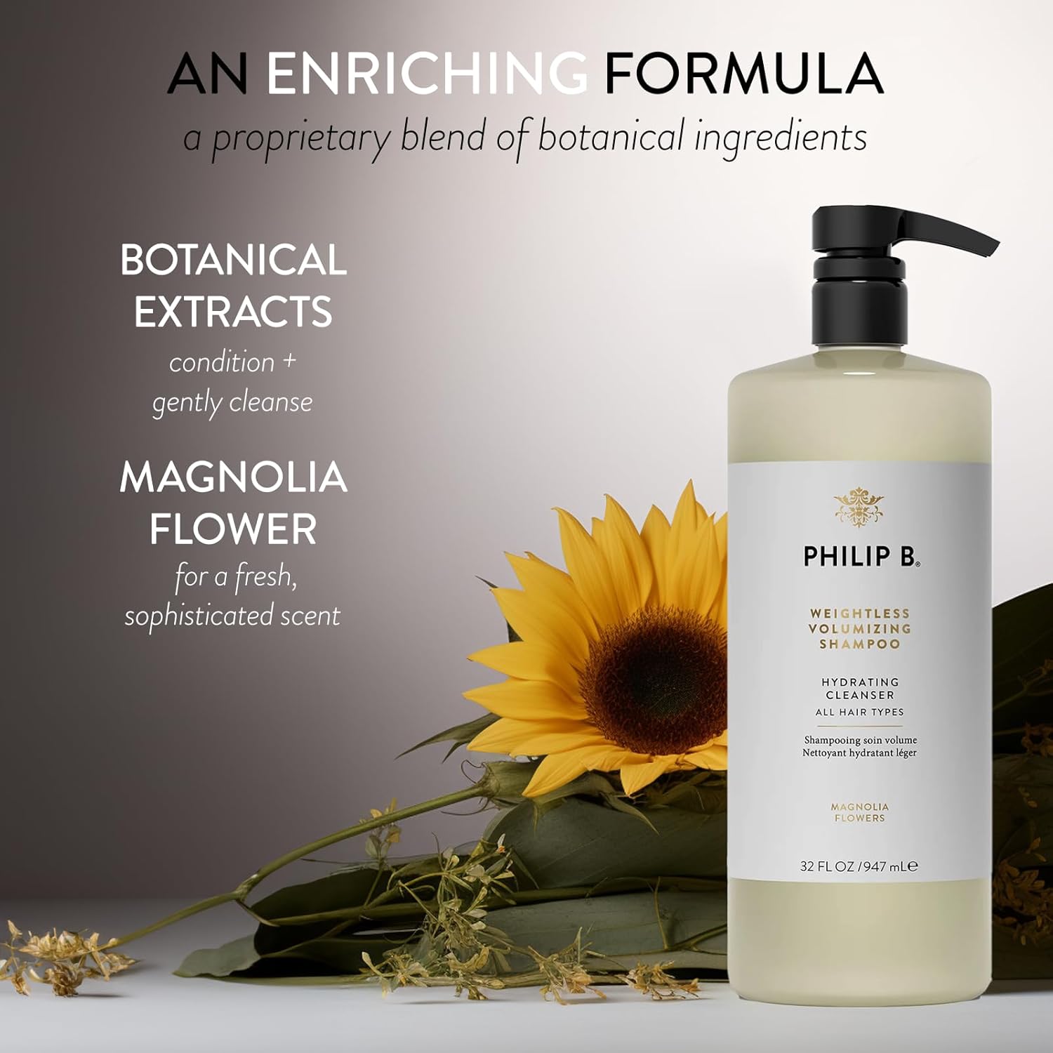 Philip B Weightless Volumizing Shampoo & Conditioner Set 32 oz Each - Image 6