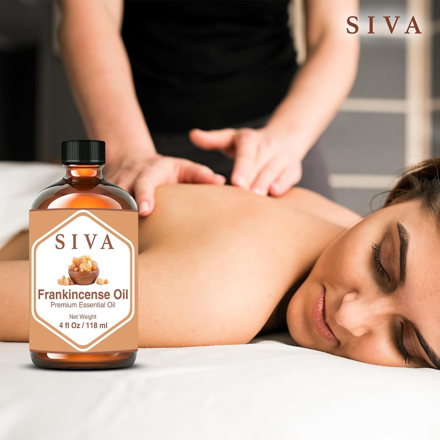 Siva Frankincense Essential Oil - 4 Fl Oz – Natural Boswellia Serrata Oil - for Diffuser, Face, Skin Care, Aromatherapy, Hair Care, Scalp and Body Massage - with Dropper - Image 6