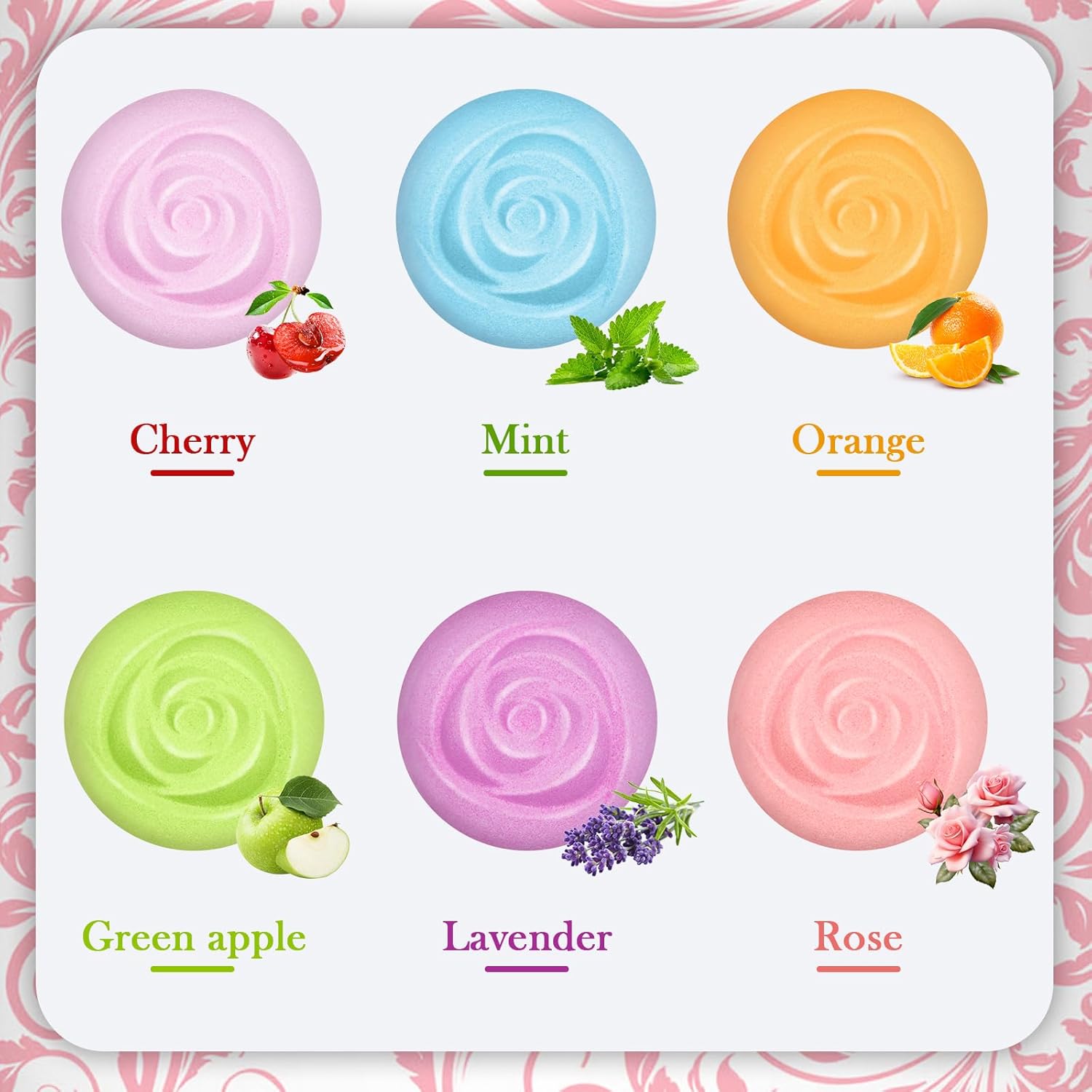 30 Pcs Handmade Rose Bath Bombs with Natural Essential Oils for Women Home Spa Gifts - Image 6