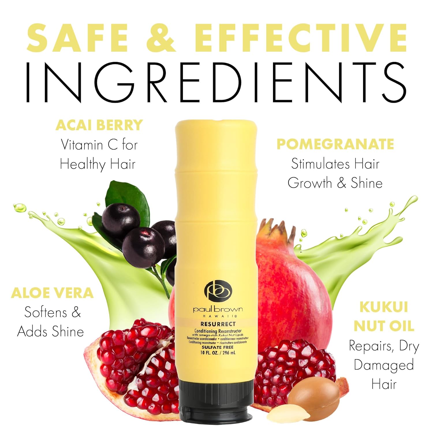 Paul Brown Hawaii Resurrect Conditioner 10 oz for Hydrating and Treating Damaged Hair - Image 2