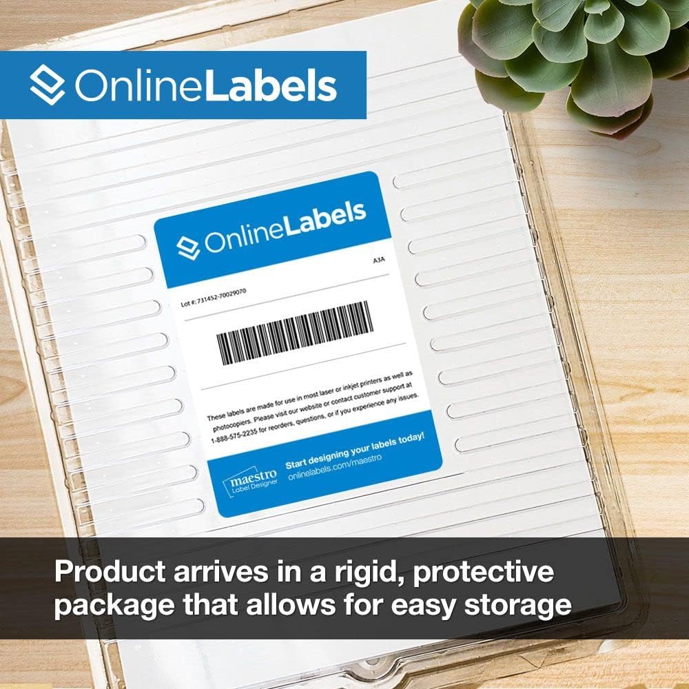 Full-Face CD/DVD Labels 4.65 Inch with Spine Labels, 200 Sets, For Inkjet/Laser - Image 5