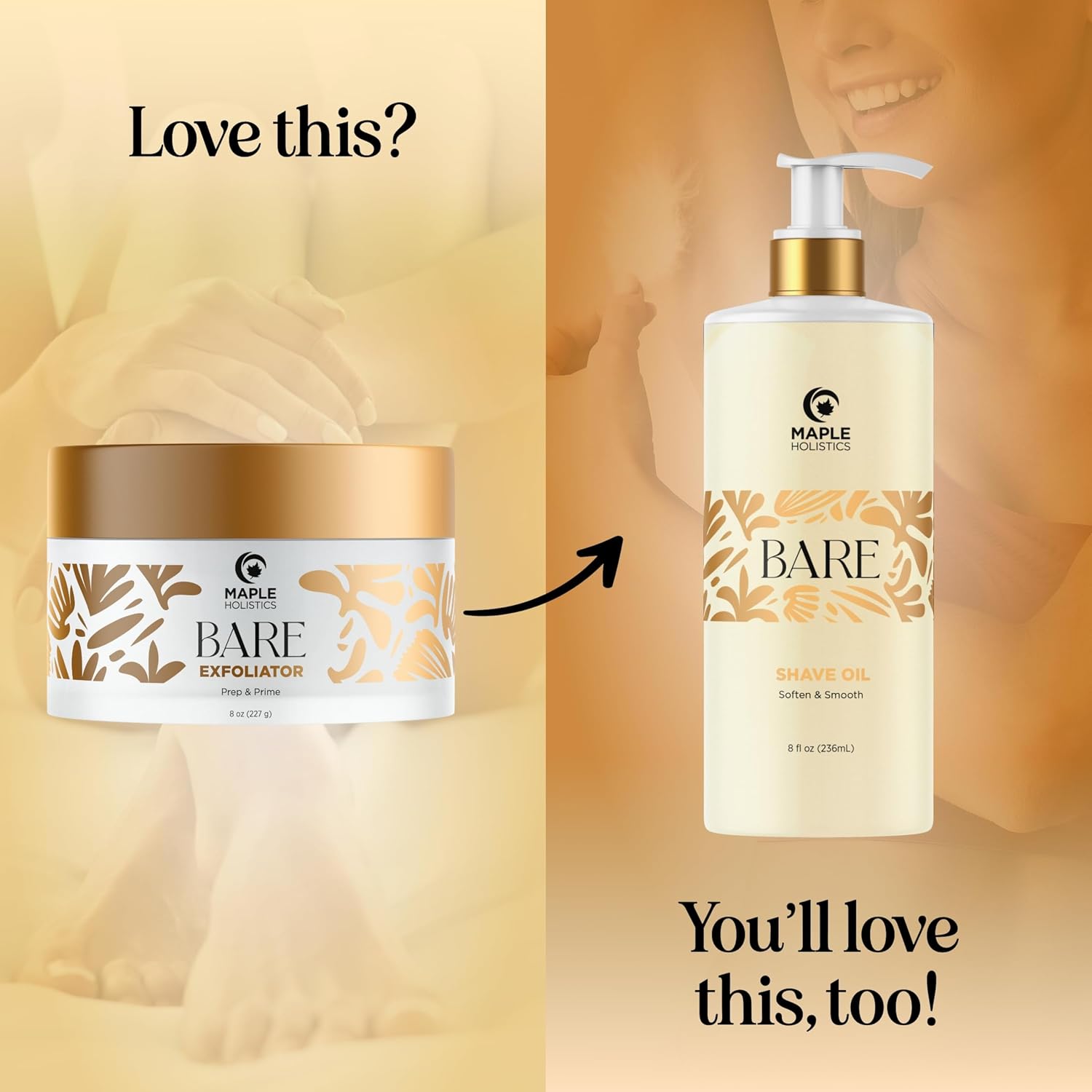 Bare Pre Shave Exfoliator 8 oz Bikini Legs Underarms Ingrown Hair Scrub - Image 8