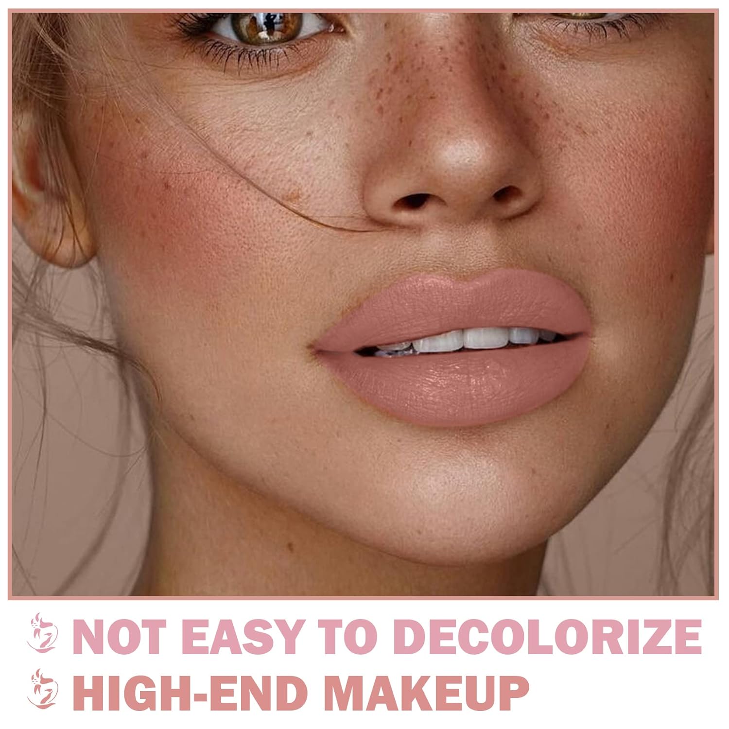 Matte Nude Lipstick Silky Velvet Lip Gloss Nude Lip Stain Paper Tube Lipsticks Non-Stick Cup, Waterproof Long Lasting Matte Lipstick for Women Daily Professional Lip Makeup-02 Nude - Image 5