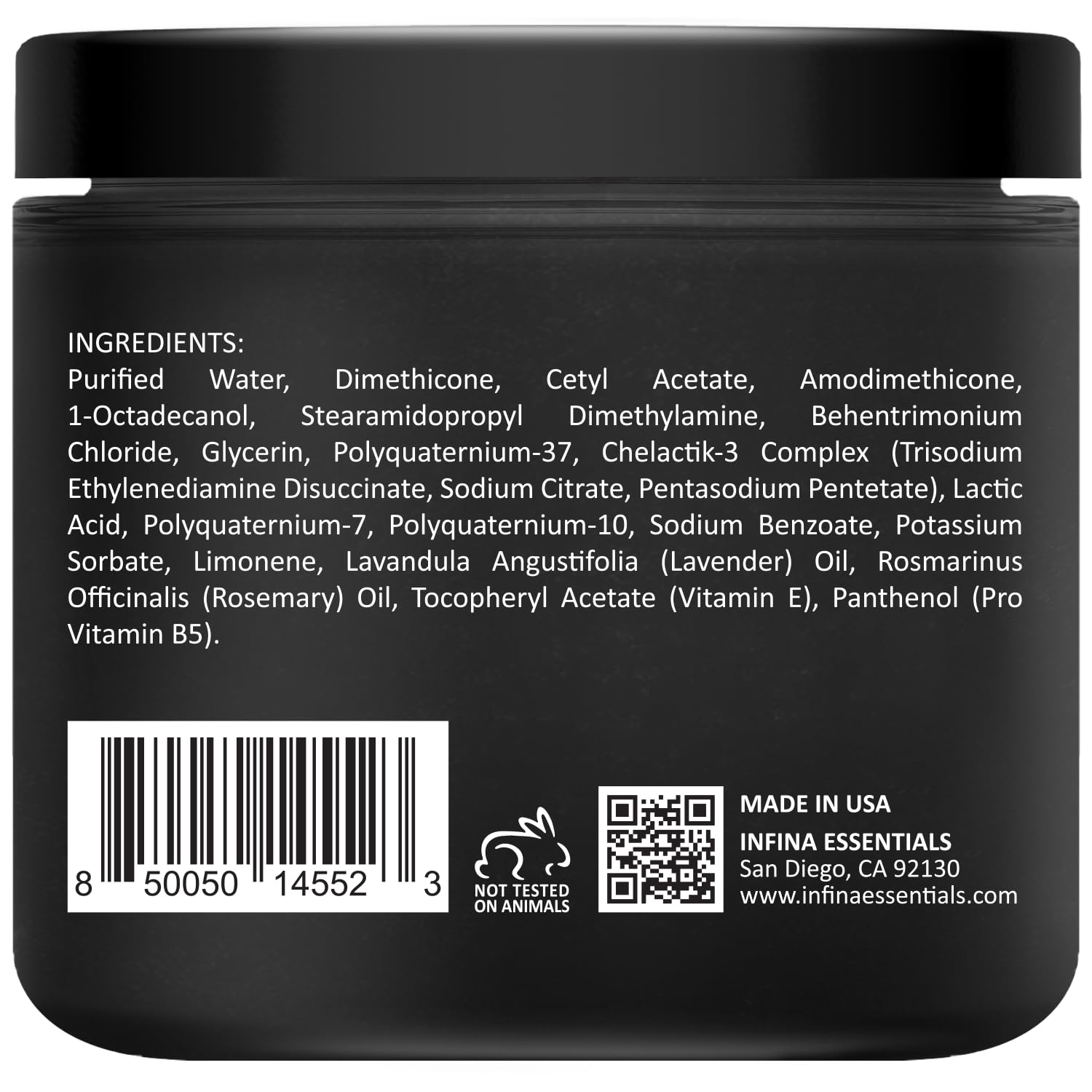 Chelating Metal Detox Hair Mask - Ion Hair Mask with Chelactik-3 & Rosemary Oil, Hair Build Up Remover for Hard Water Hair Treatments, Swimmers & Color-Treated Hair - 8.45 fl oz - Image 9