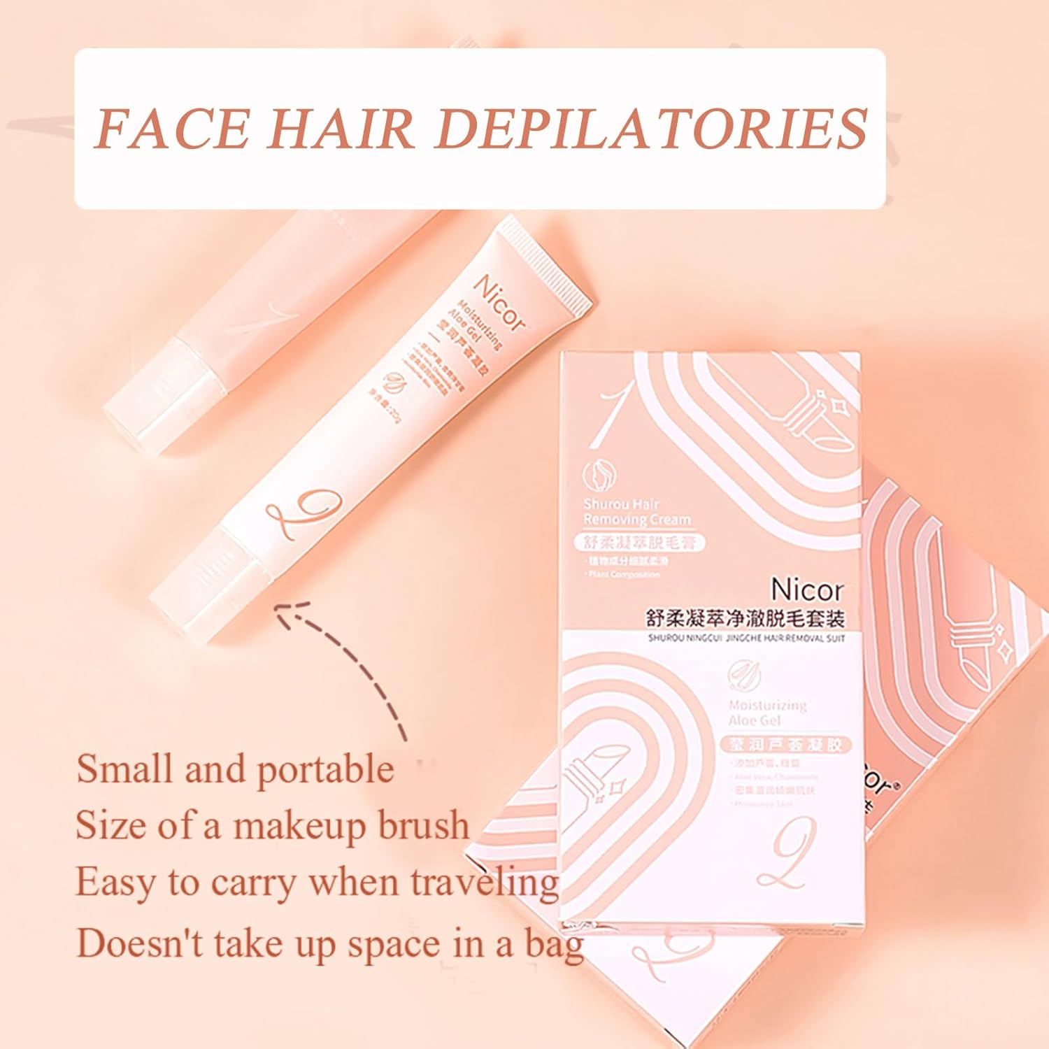 Gentle 200ml Facial Hair Removal Cream Kit for Face, Legs, Arms, and Body - Image 6