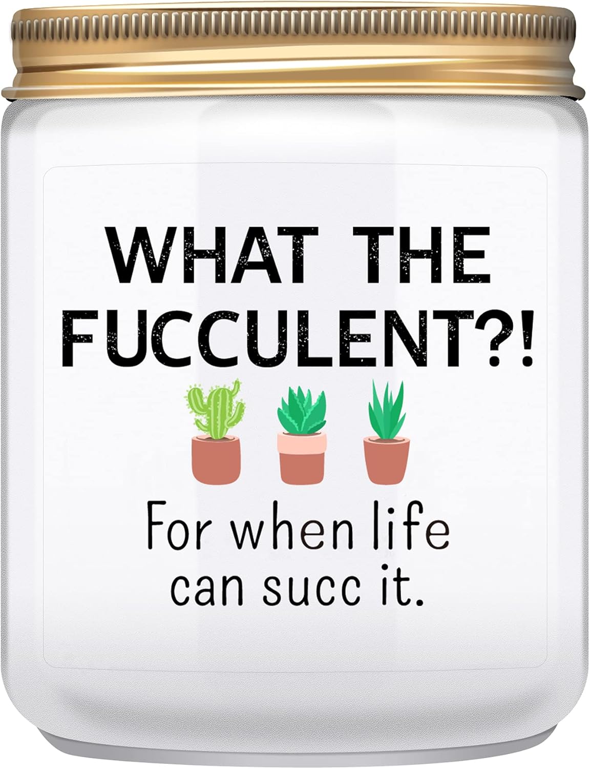 Funny Gifts for Women, Men- Birthday Gift for Best Friends, Her, Him, Girlfriend, Sister, Plant Lover- Unique Christmas & Valentines Day Present - Lavender Candles