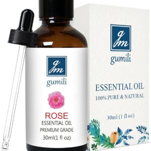 Rose Essential Oil, Home Fragrance Scent Oil for Diffuser, Skin, Hair, Candle, Soap, Dryer Balls, Laundry - 1 oz/30ml