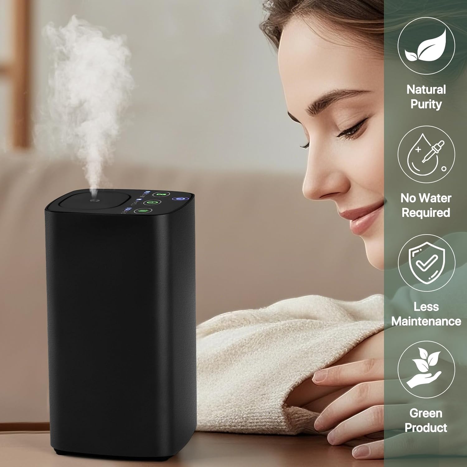 Portable Essential Oil Diffuser for Home, Car, Office, Travel - Timed Operation - Image 7