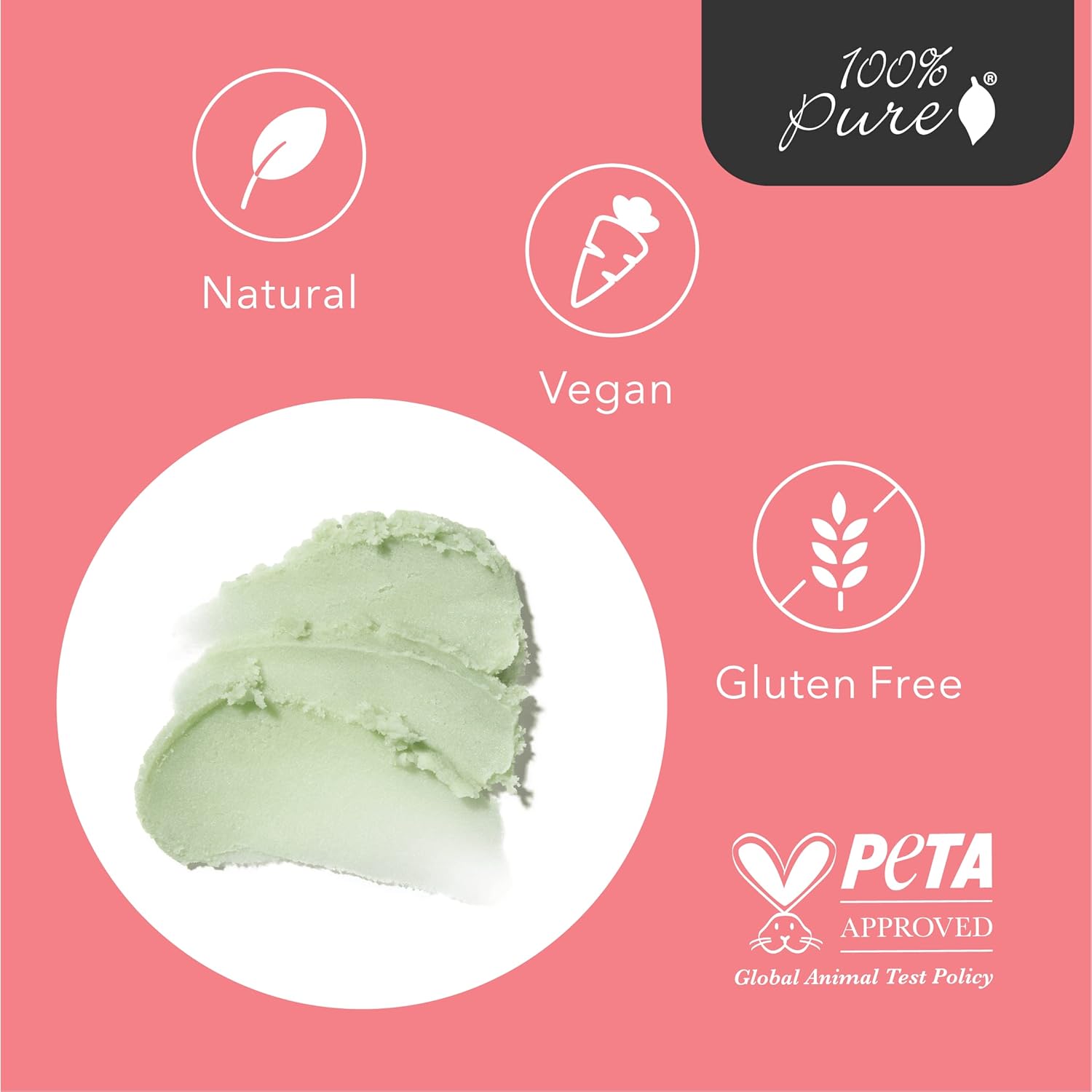 100% Pure Vegan Stretch Mark Belly Butter with Shea, Cocoa, Vitamin E 1.35oz - Image 5