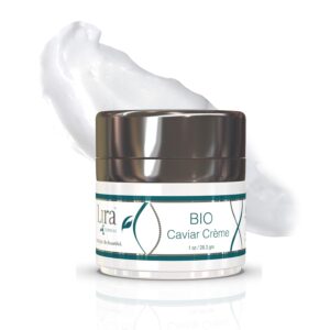 Lira Clinical BIO Caviar Crème - Daily Hydrating Facial Moisturizer with Advanced Peptide Complex and Vitamin C - Night Cream for Dry Skin - Travel Size Nourishing Cream for Skincare Routine - 1 oz