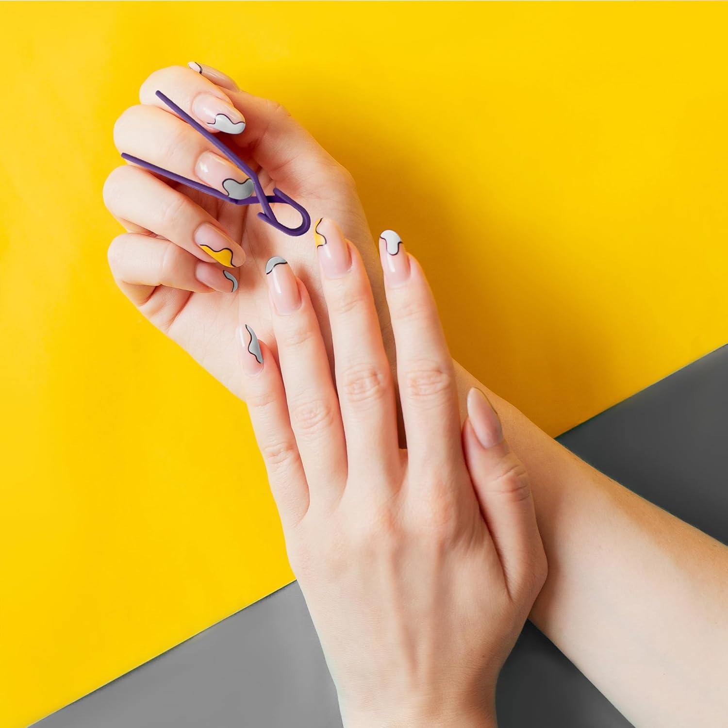 Nail Polish Protector for Fingers - 10pcs Nail Art Clip Protector Easy Self-Doing Nail Accessories for Painting - Image 4