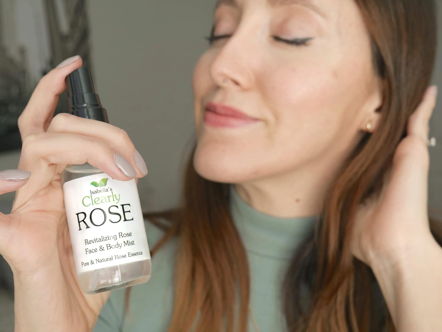 Isabella's Clearly Rose 100% Pure Rose Petal Water Spray 2 Oz for Hydration and Hair - Image 5