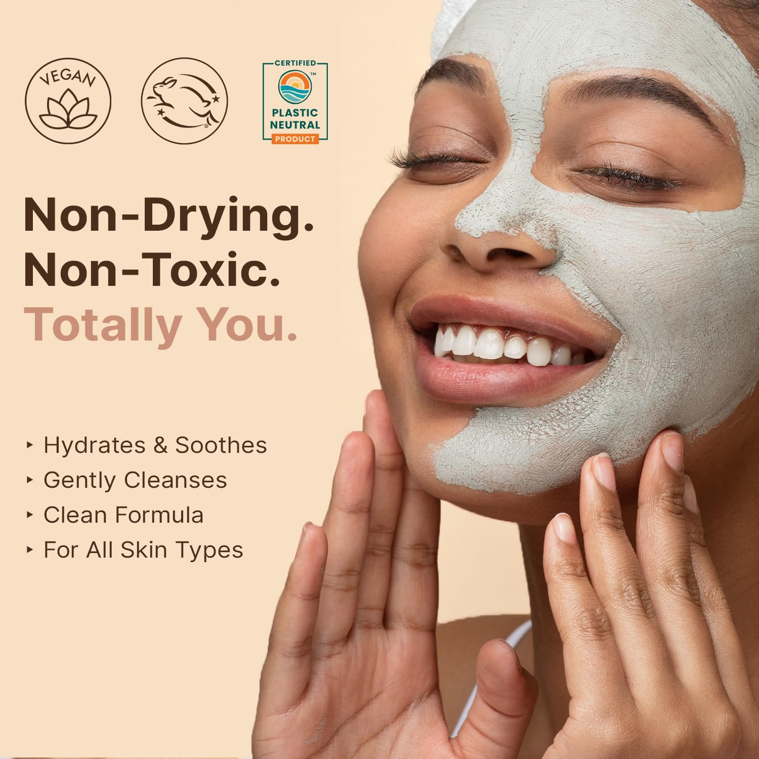 Beauty by Earth Clay Mask for Face - USA Made with Organic & Natural Ingredients, Non-Drying Pore Cleansing Mud Mask, Skin Care Facial Mud for Women & Men, Minimizes Pores and Excess Oil - Image 4