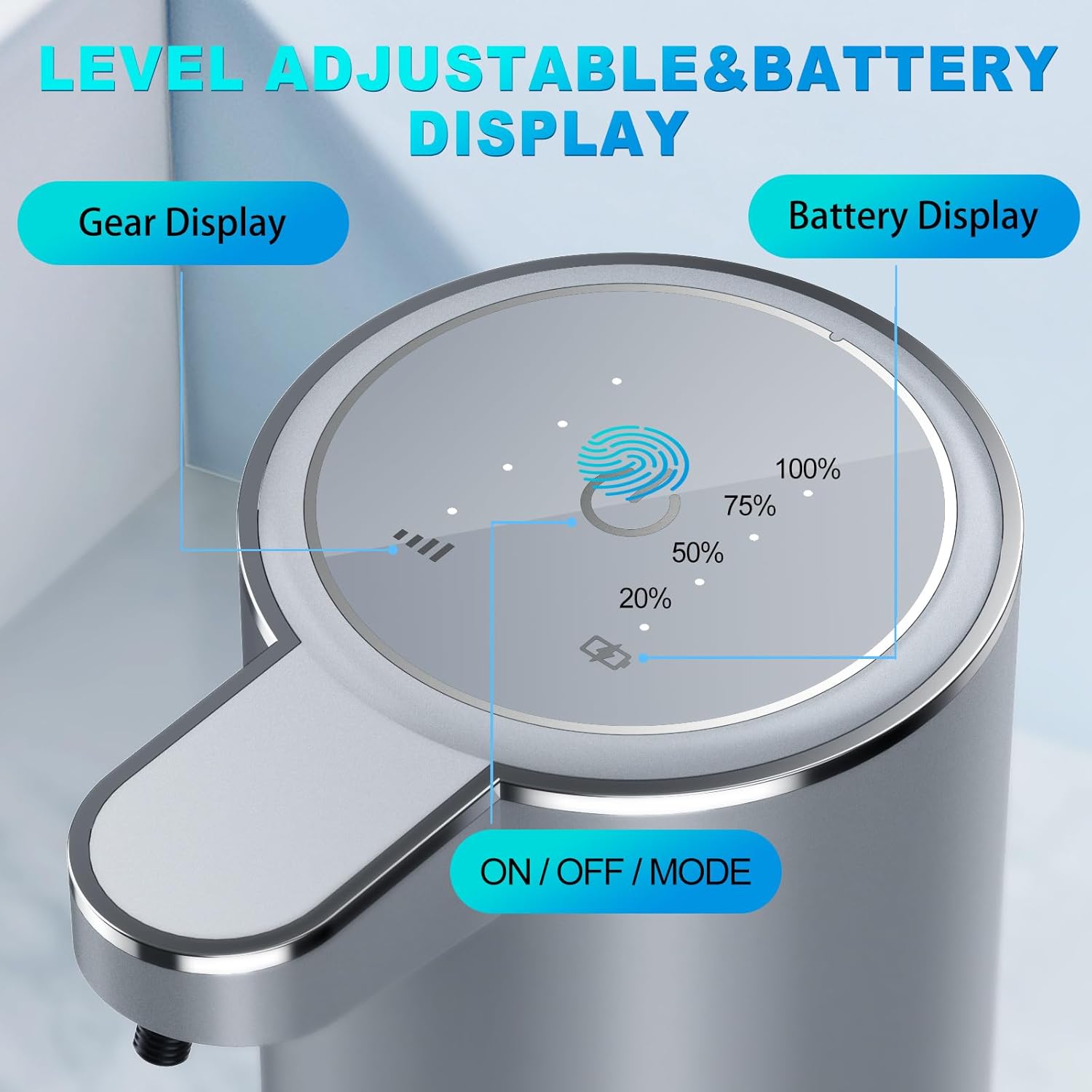 Automatic Touchless Soap Dispenser 380ml Wall Mount USB Rechargeable for Kitchen Bathroom - Image 2