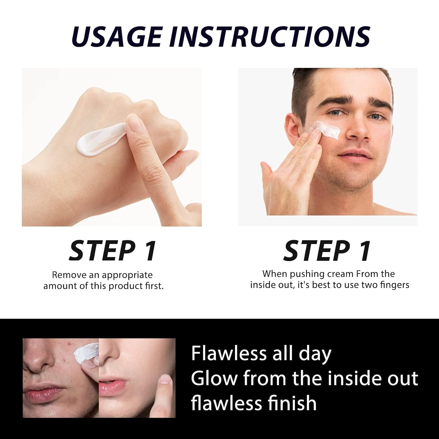 Manscode Men's Moisturizing Concealer Cream 1 Piece for Skin Care - Image 6