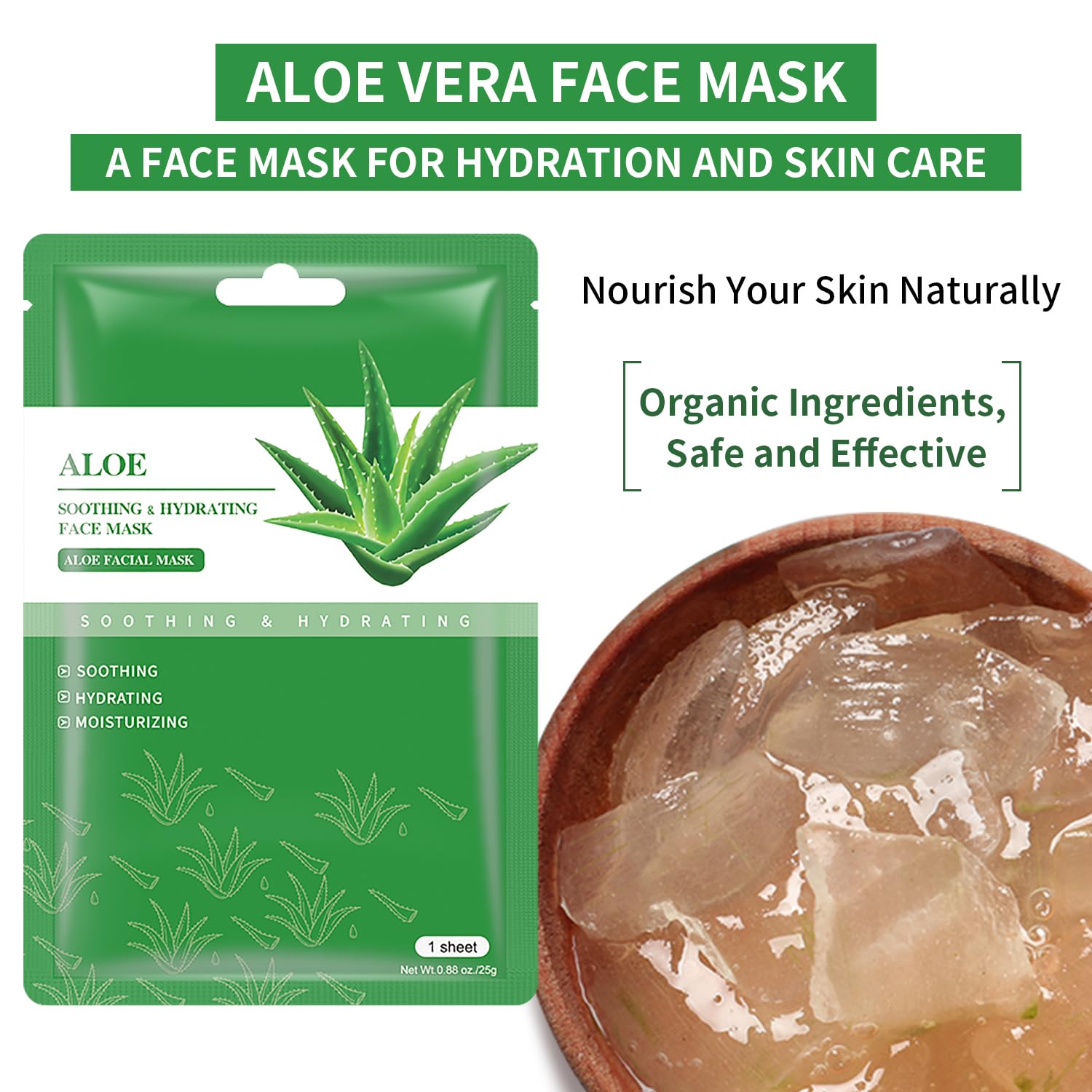 Gentle Vitamin C Retinol Aloe Vera Exfoliating Face Scrub, 6 oz Deep Cleansing Cream - Image 9
