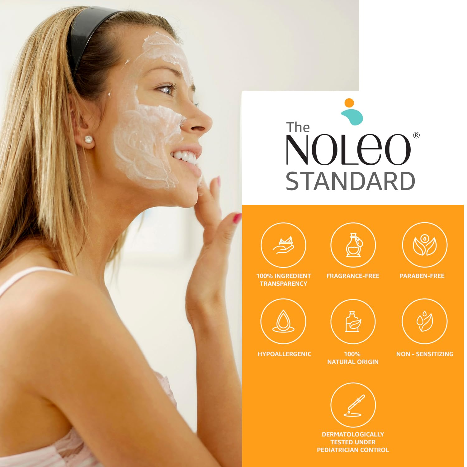 NOLEO Natural Skin Care – Deep Moisturizer for Sensitive Skin | Soothes Redness, Chafing & Irritation | Non-Toxic, EWG Verified, Organic | Face & Body Cream for Adults & Babies – 8oz - Image 8