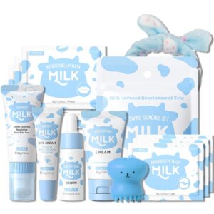 Milk Skin Care For Teens 10-12, Teen Skin Care Set Skincare For Girls 10-12, Kids Skin Care Set For Girls Ages 8-12, Skin Care For Kids & Teen Girls, Gentle, Daily Use, Hydrating